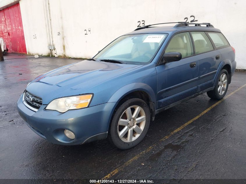 2007 Subaru Outback 2.5I/2.5I Basic/2.5I L.l. Bean Edition VIN: 4S4BP61C977345671 Lot: 41200143