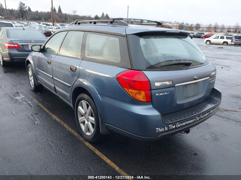 2007 Subaru Outback 2.5I/2.5I Basic/2.5I L.l. Bean Edition VIN: 4S4BP61C977345671 Lot: 41200143