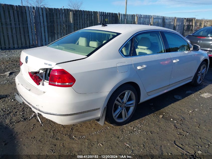 2014 Volkswagen Passat 2.0L Tdi Sel Premium VIN: 1VWCN7A39EC036840 Lot: 41200153