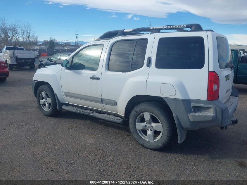 2005 Nissan Xterra Se VIN: 5N1AN08W85C642899 Lot: 41200174