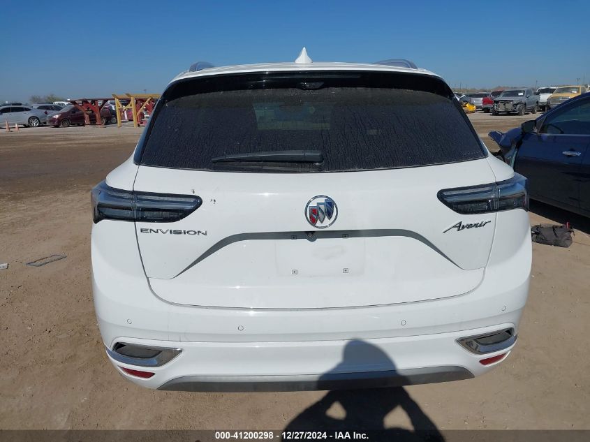 2022 Buick Envision Fwd Avenir VIN: LRBFZRR46ND070398 Lot: 41200298