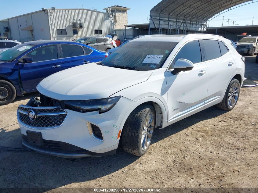 2022 Buick Envision Fwd Avenir VIN: LRBFZRR46ND070398 Lot: 41200298