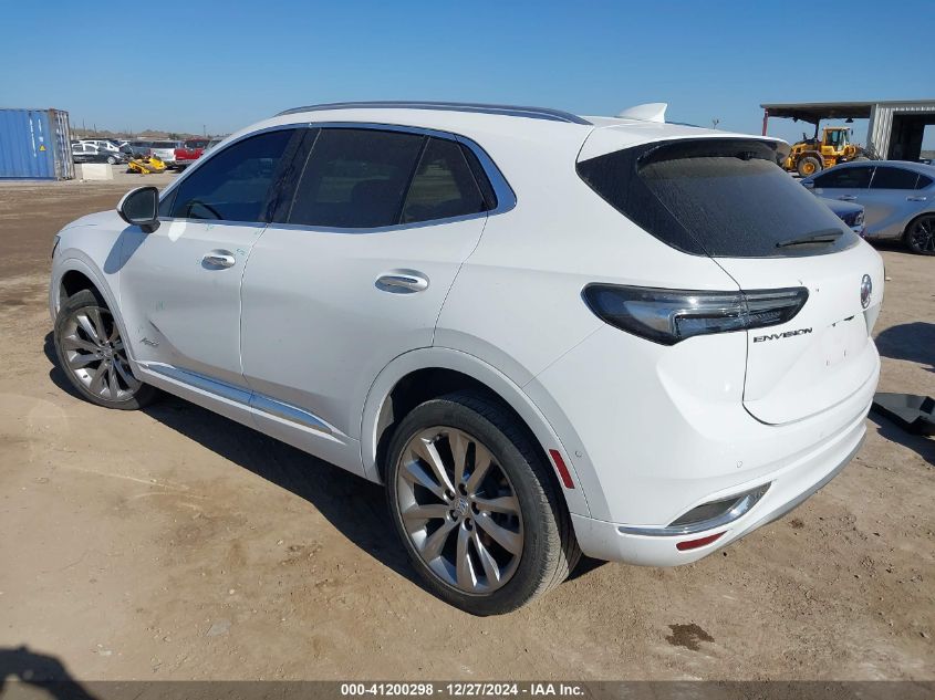 2022 Buick Envision Fwd Avenir VIN: LRBFZRR46ND070398 Lot: 41200298