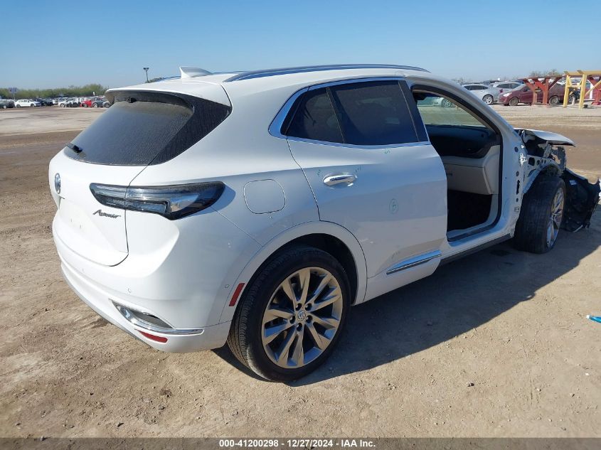 2022 Buick Envision Fwd Avenir VIN: LRBFZRR46ND070398 Lot: 41200298