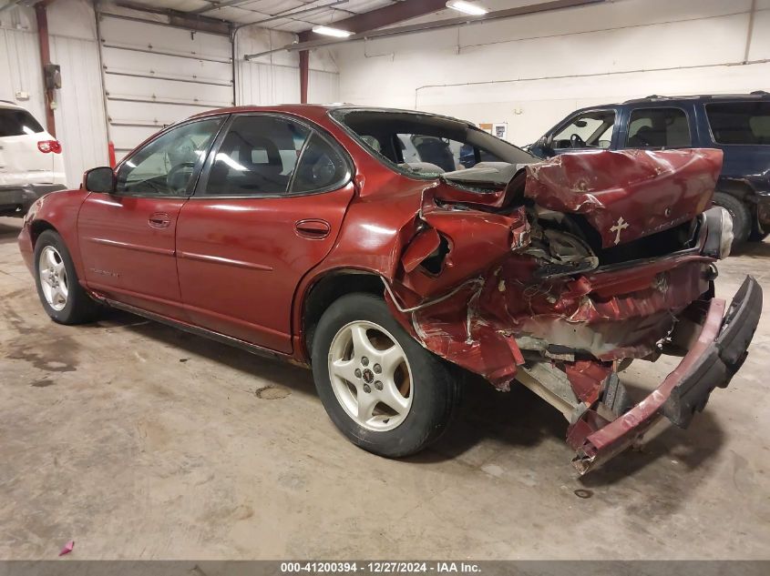 2001 Pontiac Grand Prix Se VIN: 1G2WK52J71F175923 Lot: 41200394