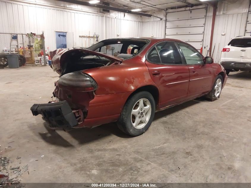 2001 Pontiac Grand Prix Se VIN: 1G2WK52J71F175923 Lot: 41200394