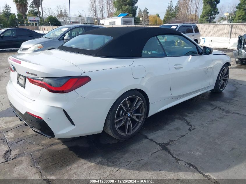 2022 BMW M440I VIN: WBA53AT02NCJ20674 Lot: 41200398