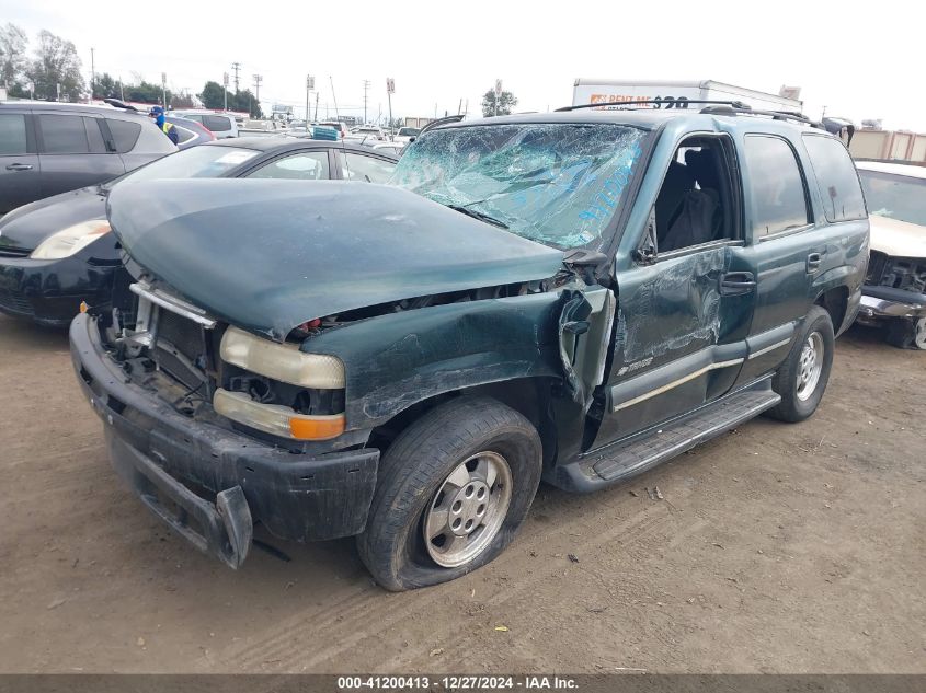 2002 Chevrolet Tahoe Ls VIN: 1GNEC13T72R201926