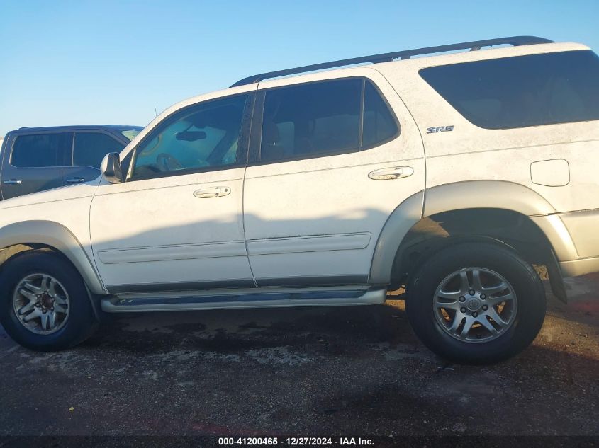 2003 Toyota Sequoia Sr5 V8 VIN: 5TDZT34A23S201855 Lot: 41200465