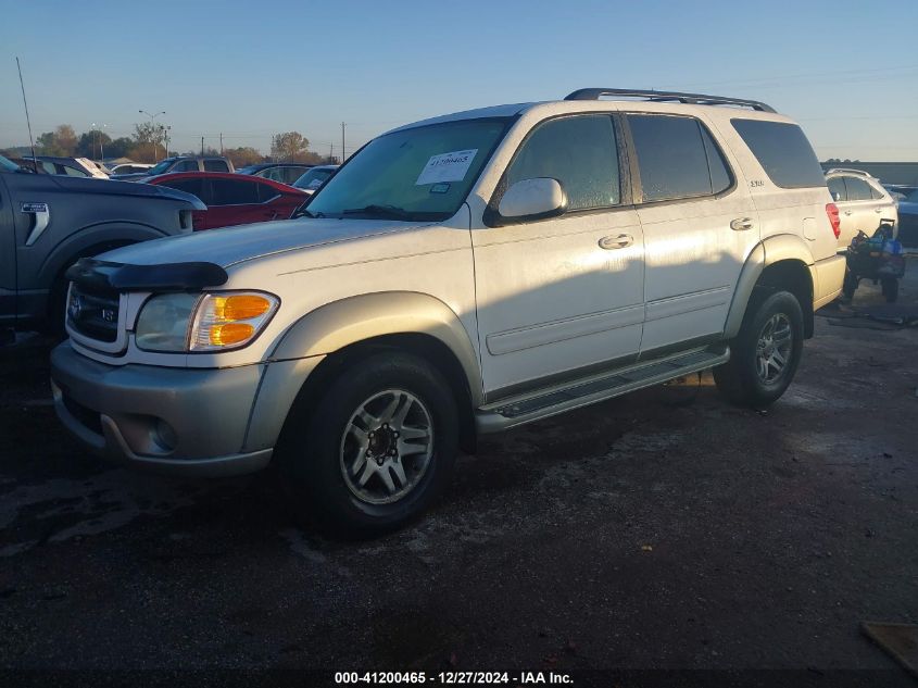 2003 Toyota Sequoia Sr5 V8 VIN: 5TDZT34A23S201855 Lot: 41200465