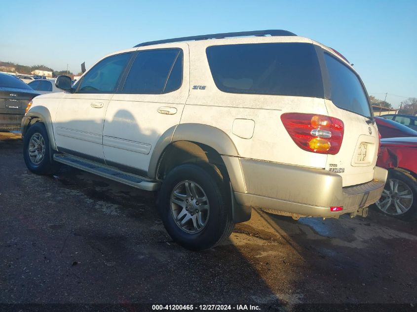 2003 Toyota Sequoia Sr5 V8 VIN: 5TDZT34A23S201855 Lot: 41200465