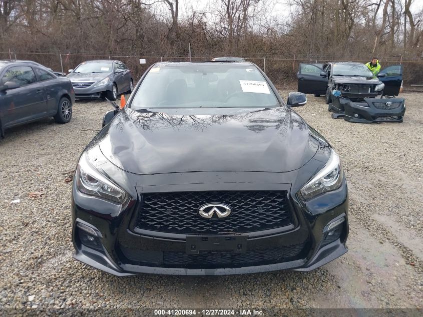 2018 Infiniti Q50 3.0T Red Sport 400 VIN: JN1FV7AR9JM481106 Lot: 41200694