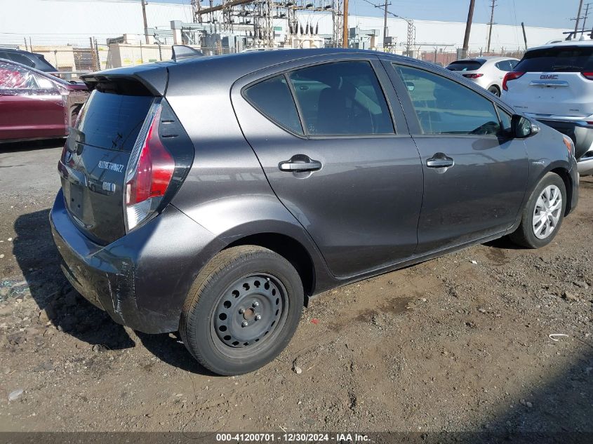 2015 Toyota Prius C One VIN: JTDKDTB39F1100977 Lot: 41200701