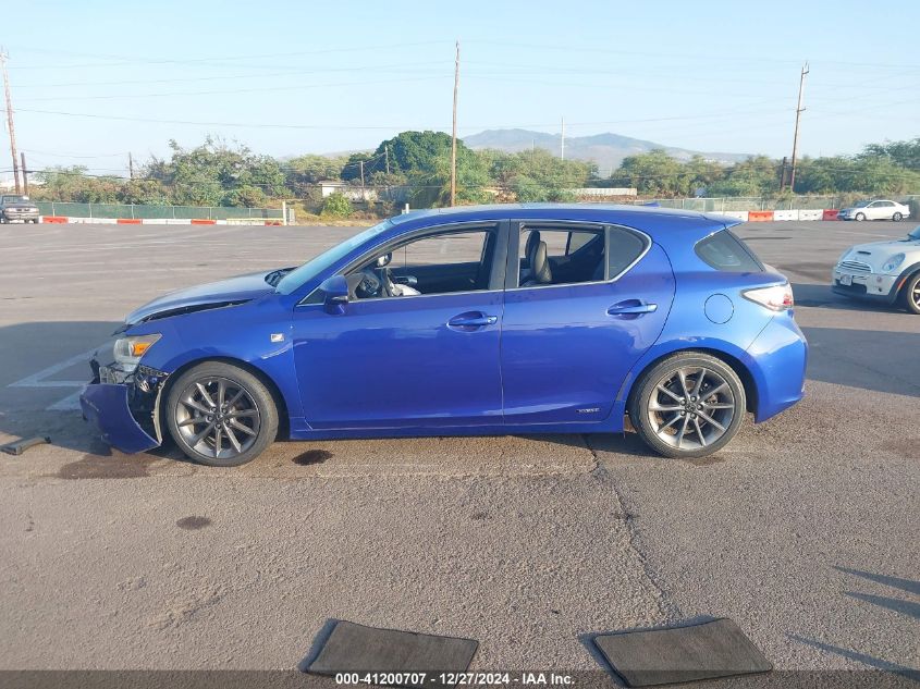 2012 Lexus Ct 200H Premium VIN: JTHKD5BH9C2057396 Lot: 41200707