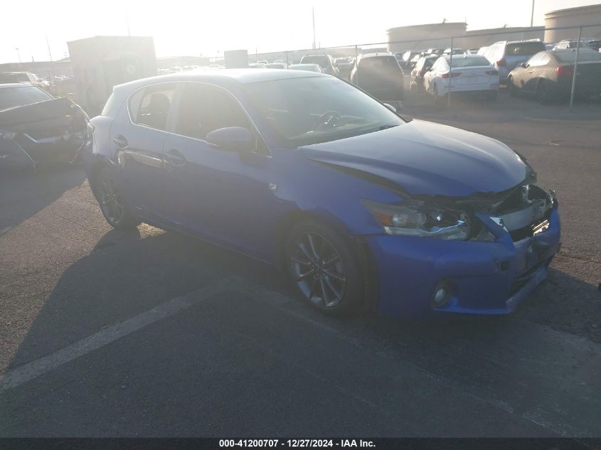 2012 Lexus Ct 200H Premium VIN: JTHKD5BH9C2057396 Lot: 41200707