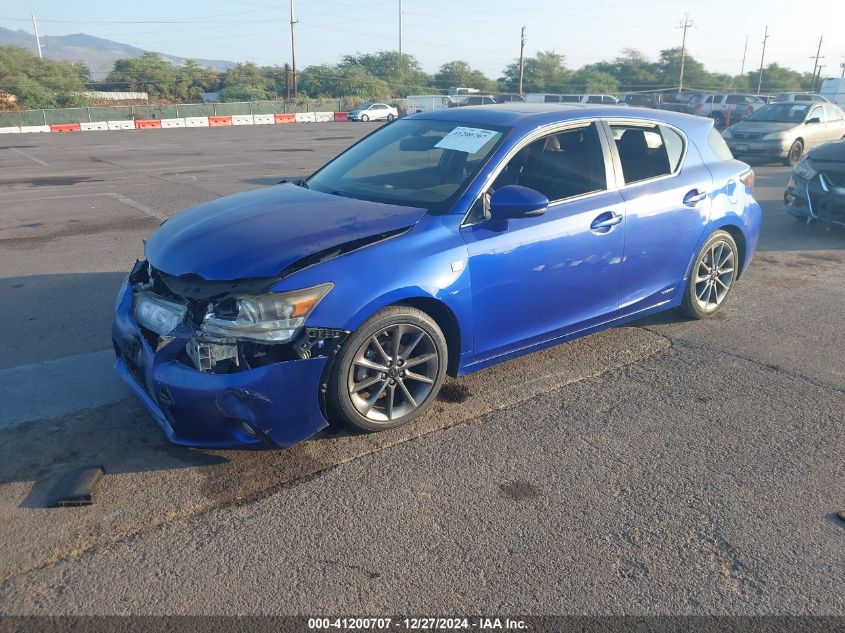 2012 Lexus Ct 200H Premium VIN: JTHKD5BH9C2057396 Lot: 41200707