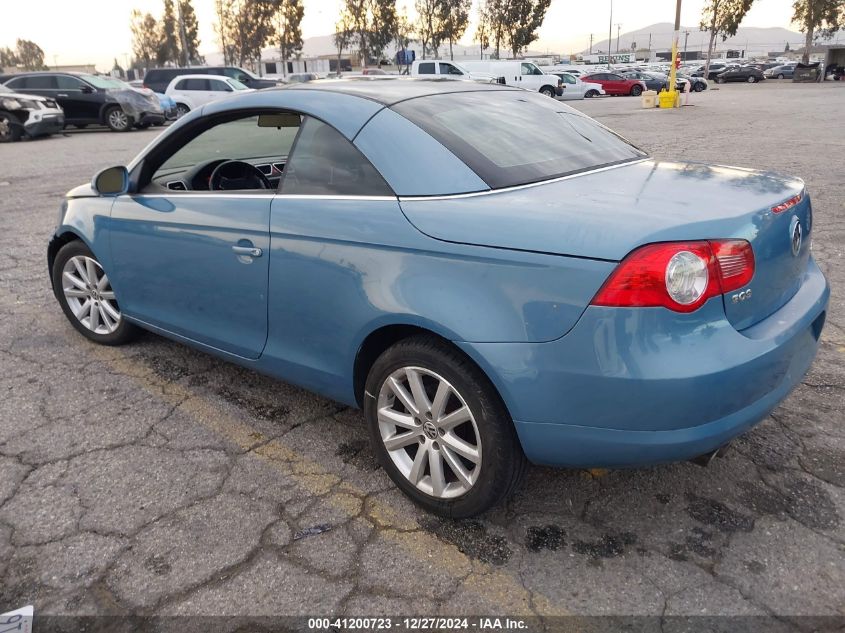 2008 Volkswagen Eos Komfort/Turbo VIN: WVWBA71F48V029131 Lot: 41200723