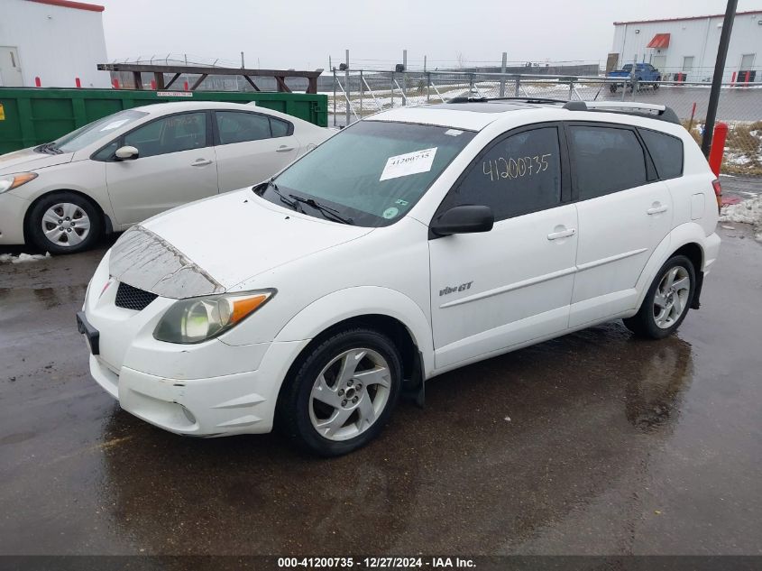 2004 Pontiac Vibe Gt VIN: 5Y2SN64L24Z400600 Lot: 41200735