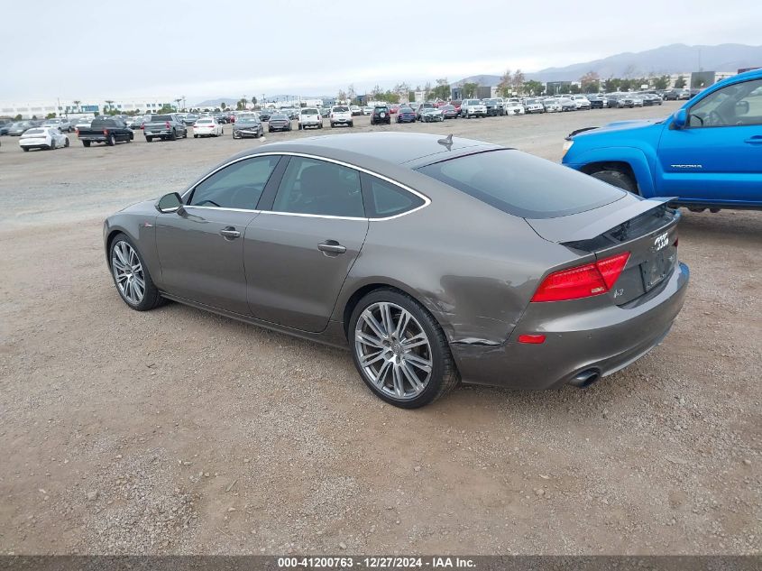 2013 Audi A7 3.0T Premium VIN: WAUYGAFC0DN084476 Lot: 41200763