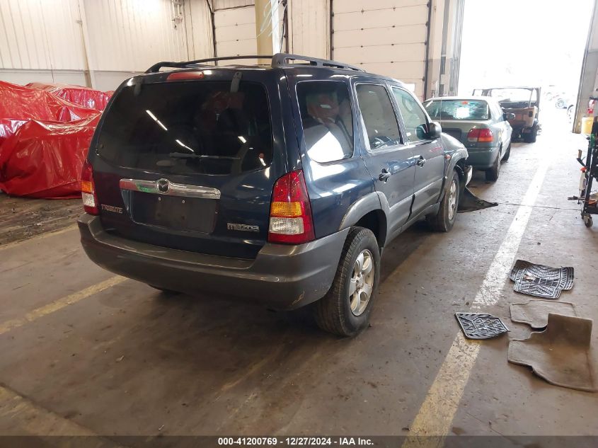 2003 Mazda Tribute Lx V6 VIN: 4F2YZ94193KM56345 Lot: 41200769