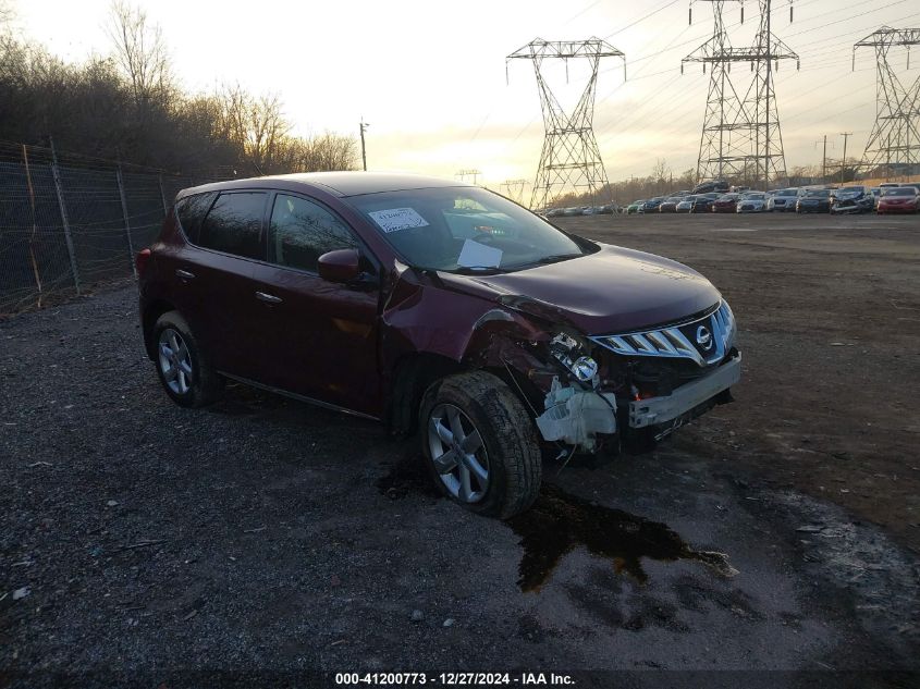 2009 Nissan Murano Sl VIN: JN8AZ18W49W122836 Lot: 41200773