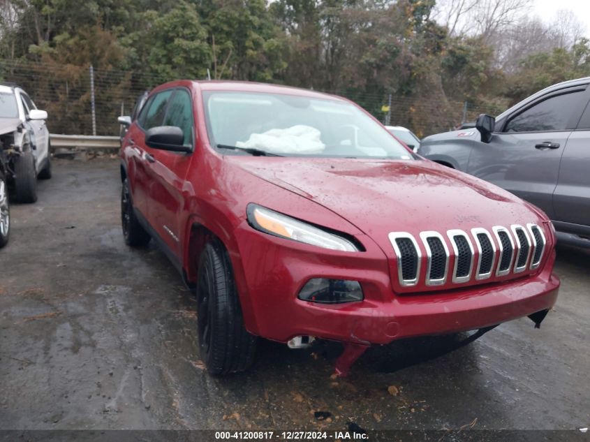 2015 Jeep Cherokee Sport VIN: 1C4PJLAB7FW561279 Lot: 41200817