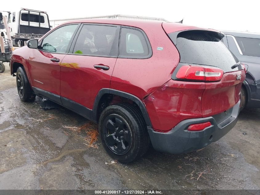 2015 Jeep Cherokee Sport VIN: 1C4PJLAB7FW561279 Lot: 41200817