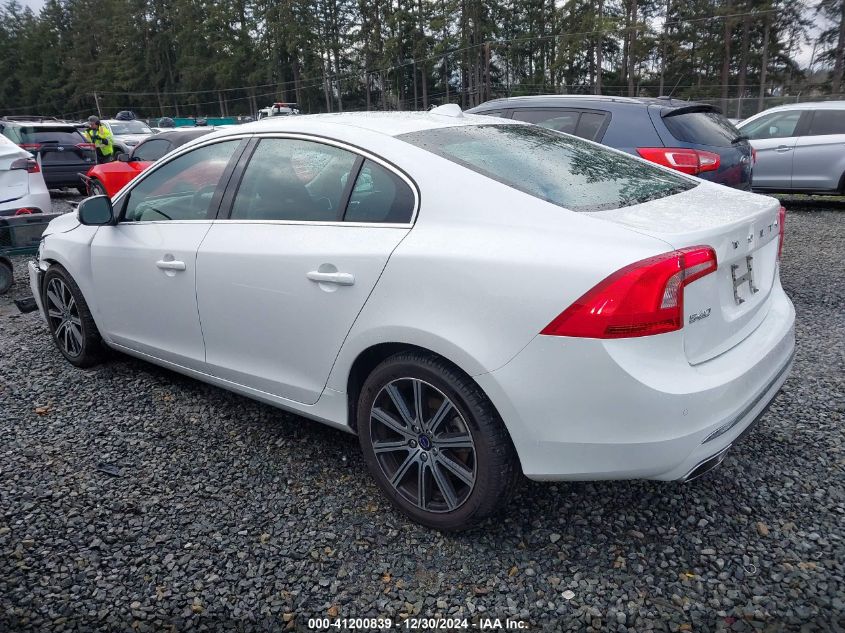 2017 Volvo S60 Inscription T5 Platinum VIN: LYV402TM2HB196341 Lot: 41200839