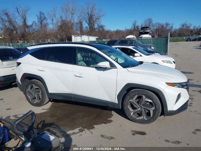 2022 Hyundai Tucson Limited VIN: 5NMJE3AE9NH047004 Lot: 41200841