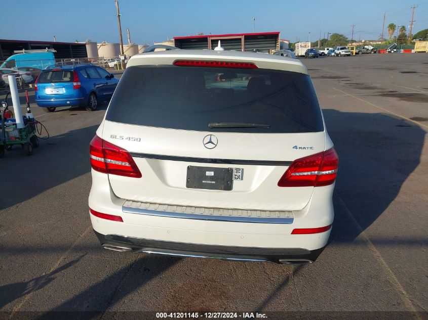 2018 Mercedes-Benz Gls 450 4Matic VIN: 4JGDF6EE8JB079846 Lot: 41201145