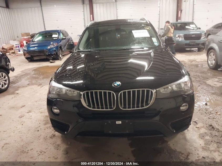 2017 BMW X3 xDrive28I VIN: 5UXWX9C36H0T25259 Lot: 41201204