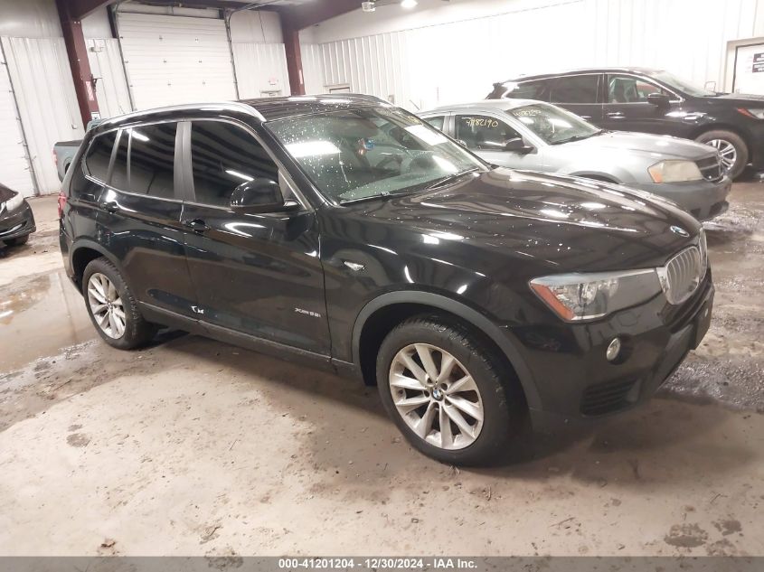 2017 BMW X3 xDrive28I VIN: 5UXWX9C36H0T25259 Lot: 41201204