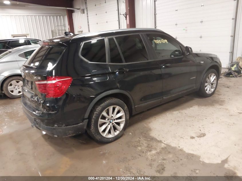 2017 BMW X3 xDrive28I VIN: 5UXWX9C36H0T25259 Lot: 41201204