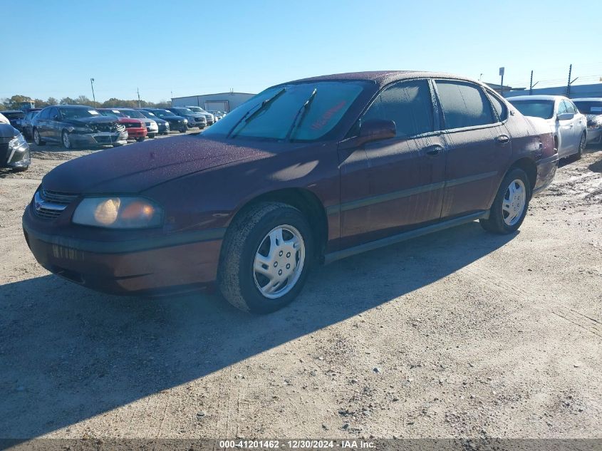 2004 Chevrolet Impala VIN: 2G1WF52E349231655 Lot: 41201462