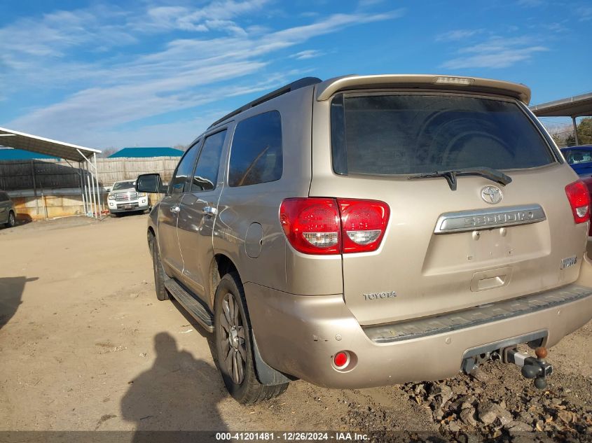 2008 Toyota Sequoia Limited 5.7L V8 VIN: 5TDZY68AX8S004369 Lot: 41201481