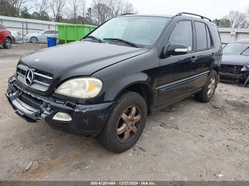 2003 Mercedes-Benz Ml 350 VIN: 4JGAB57E63A403133 Lot: 41201486