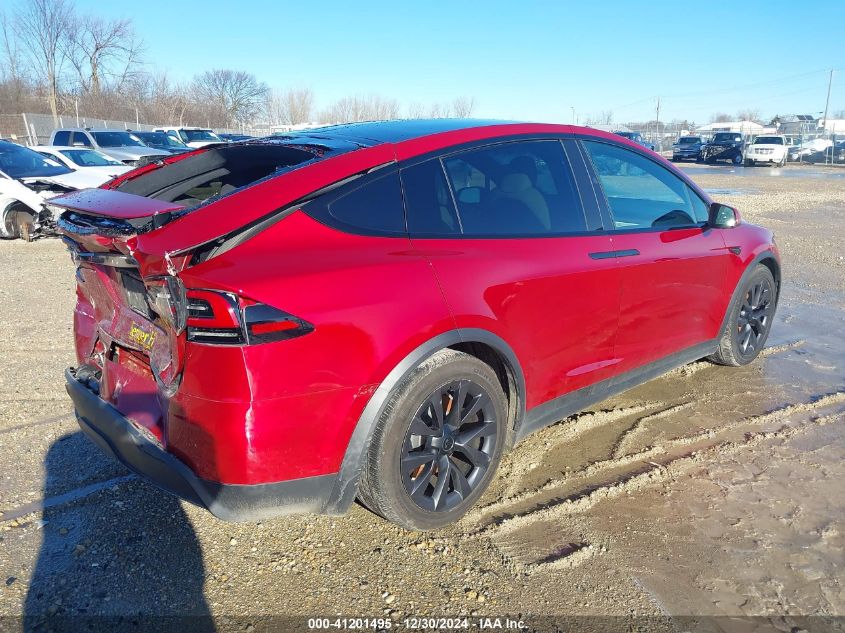 2023 Tesla Model X Dual Motor All-Wheel Drive/Standard Range VIN: 7SAXCDE5XPF410353 Lot: 41201495