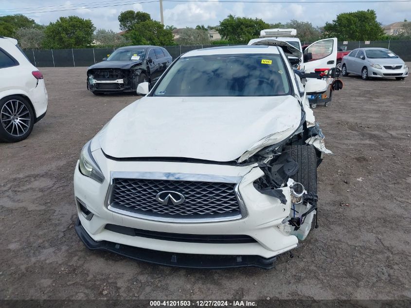 2021 Infiniti Q50 Luxe VIN: JN1EV7BP4MM703242 Lot: 41201503