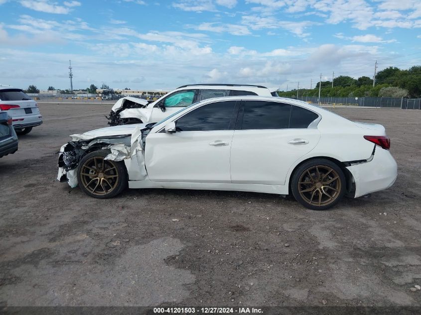 2021 Infiniti Q50 Luxe VIN: JN1EV7BP4MM703242 Lot: 41201503