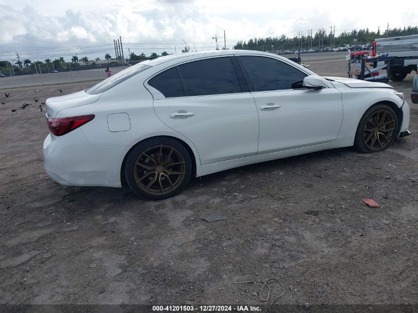 2021 Infiniti Q50 Luxe VIN: JN1EV7BP4MM703242 Lot: 41201503