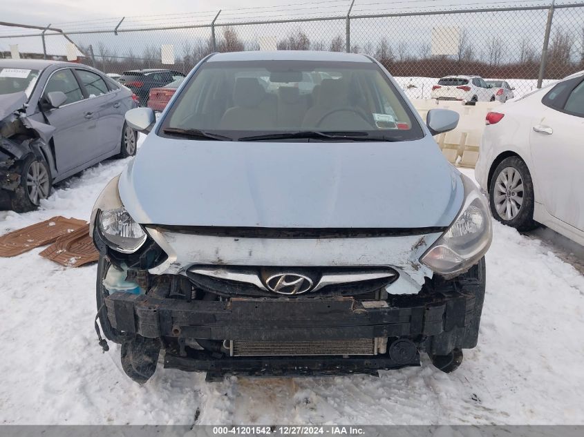 2012 Hyundai Accent Gls VIN: KMHCU4AE0CU136236 Lot: 41201542