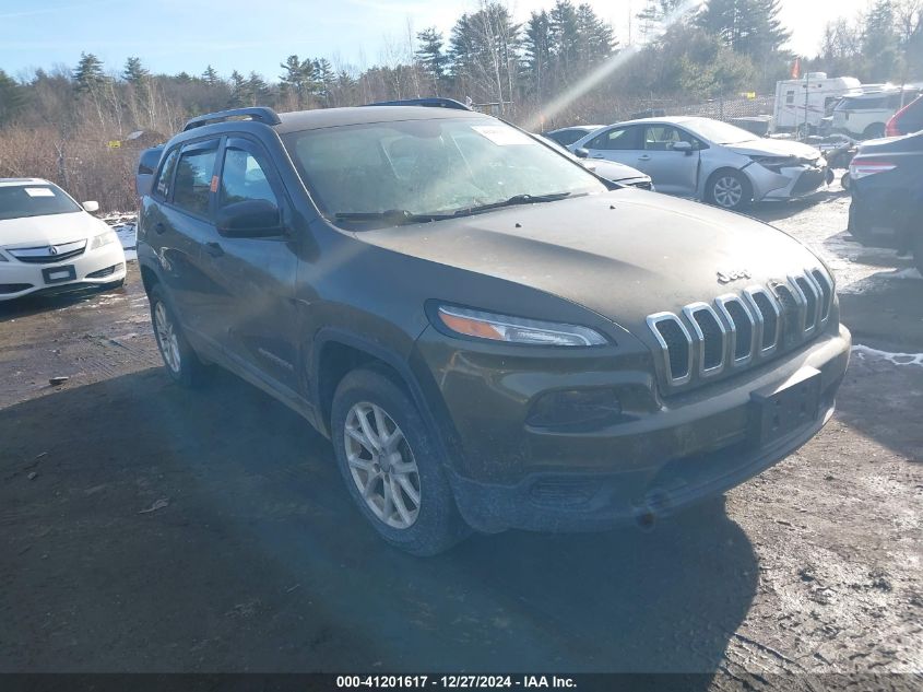 2016 Jeep Cherokee Sport VIN: 1C4PJMAB6GW110710 Lot: 41201617