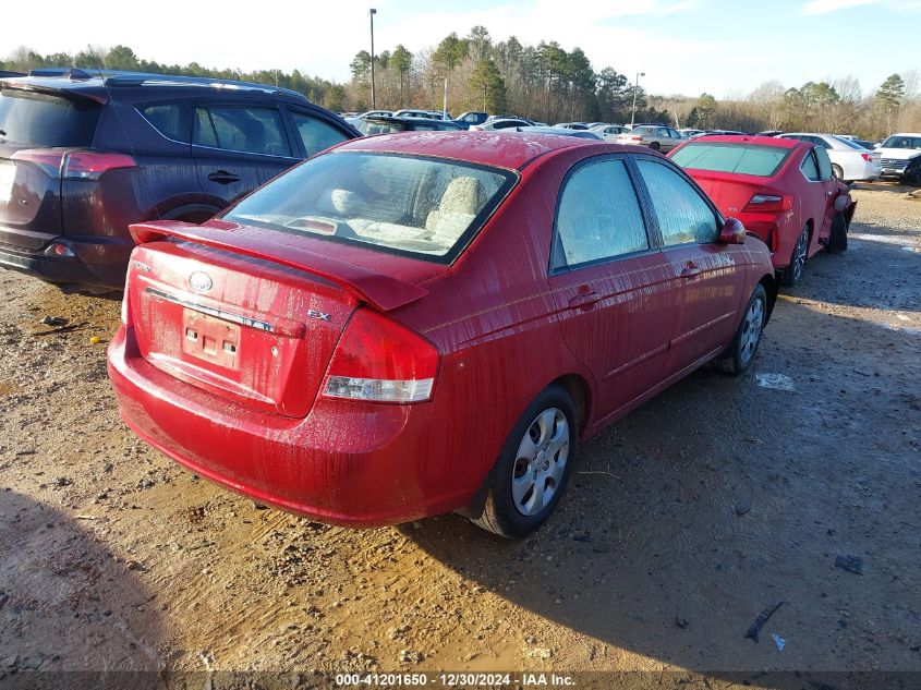 2008 Kia Spectra VIN: KNAFE21885545902 Lot: 41201650