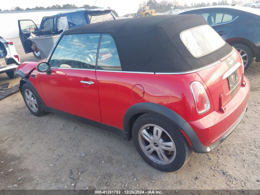 2008 Mini Cooper VIN: WMWRF33578TF68318 Lot: 41201782