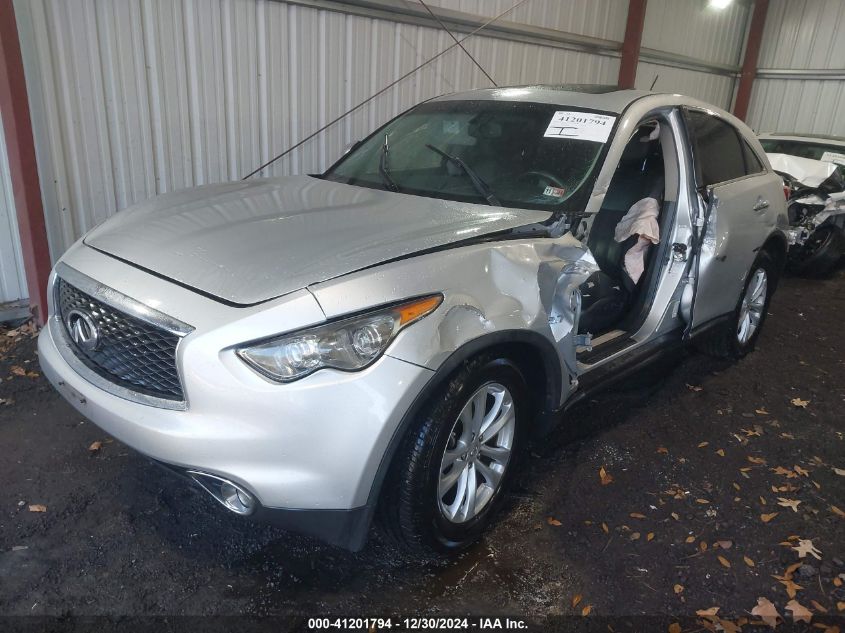 2017 Infiniti Qx70 VIN: JN8CS1MUXHM141080 Lot: 41201794