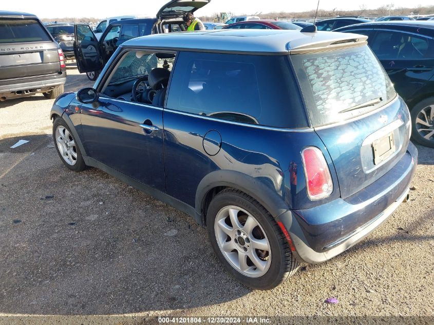 2006 Mini Cooper VIN: WMWRC33506TK17804 Lot: 41201804