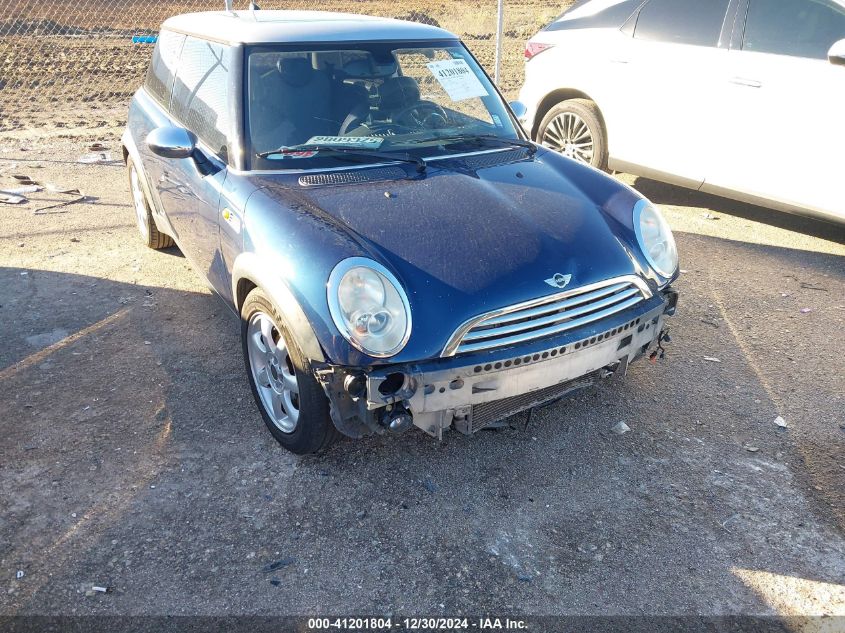 2006 Mini Cooper VIN: WMWRC33506TK17804 Lot: 41201804