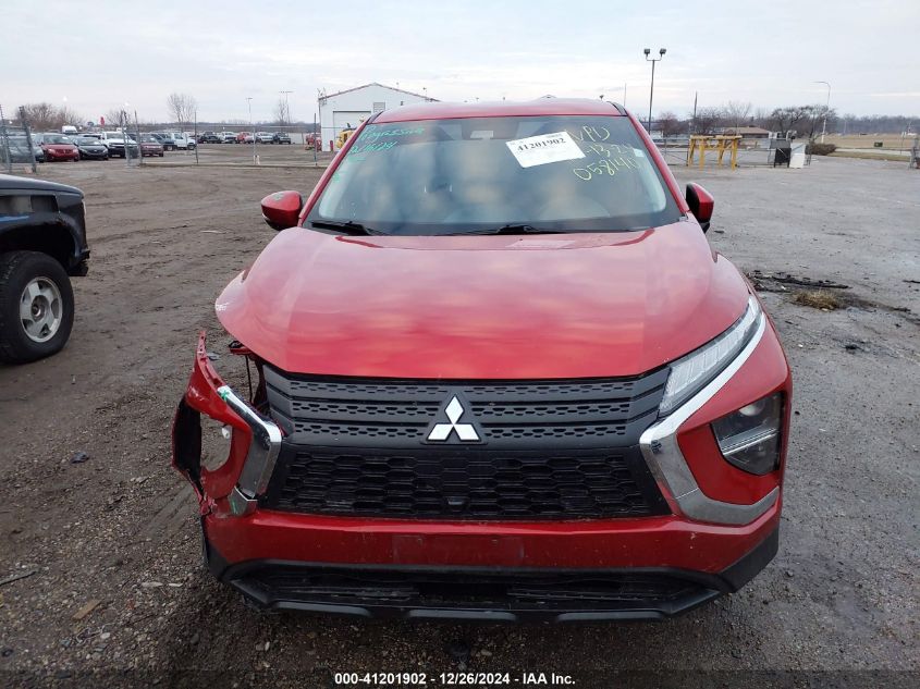 2022 Mitsubishi Eclipse Cross Es S-Awc VIN: JA4ATUAA8NZ058140 Lot: 41201902