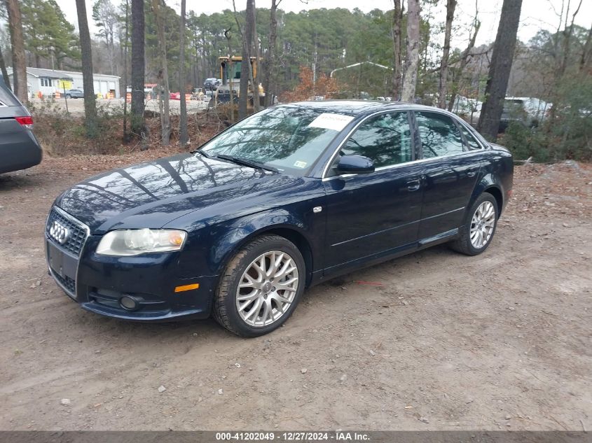 2008 Audi A4 2.0T/2.0T Special Edition VIN: WAUAF78E18A169667 Lot: 41202049