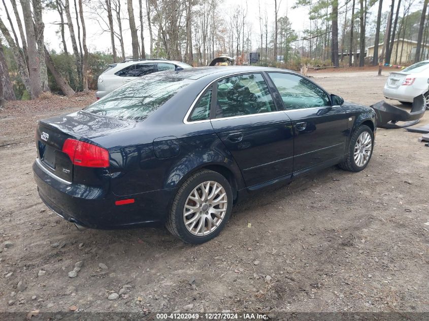 2008 Audi A4 2.0T/2.0T Special Edition VIN: WAUAF78E18A169667 Lot: 41202049